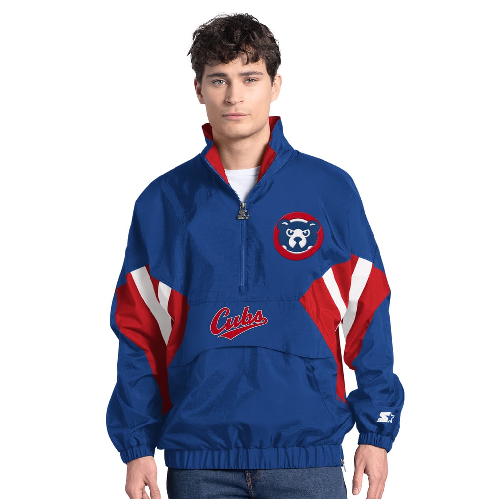  Chicago Cubs Starter Cooperstown Chief Half-Zip Pullover - Royal